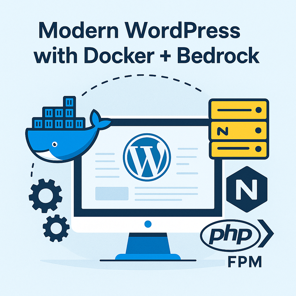 Modern WordPress with Docker + Bedrock